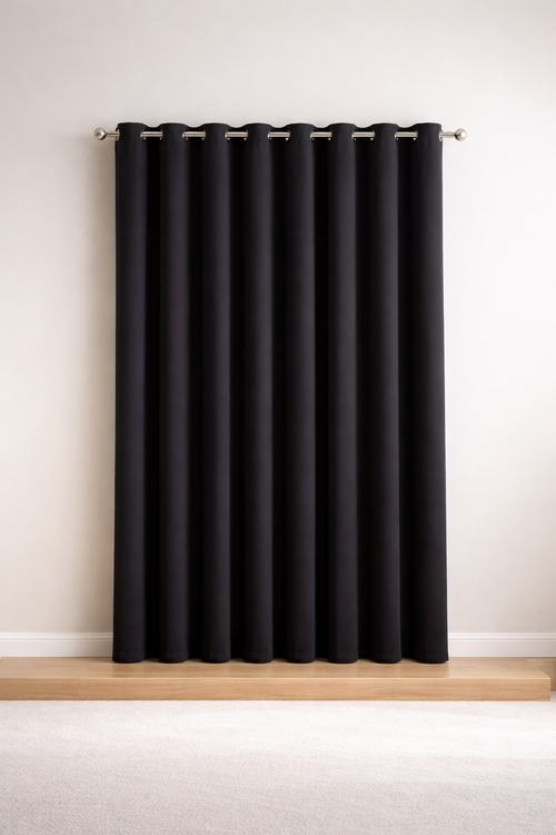 Combo de 2 Cortinas Negras de Protección Solar