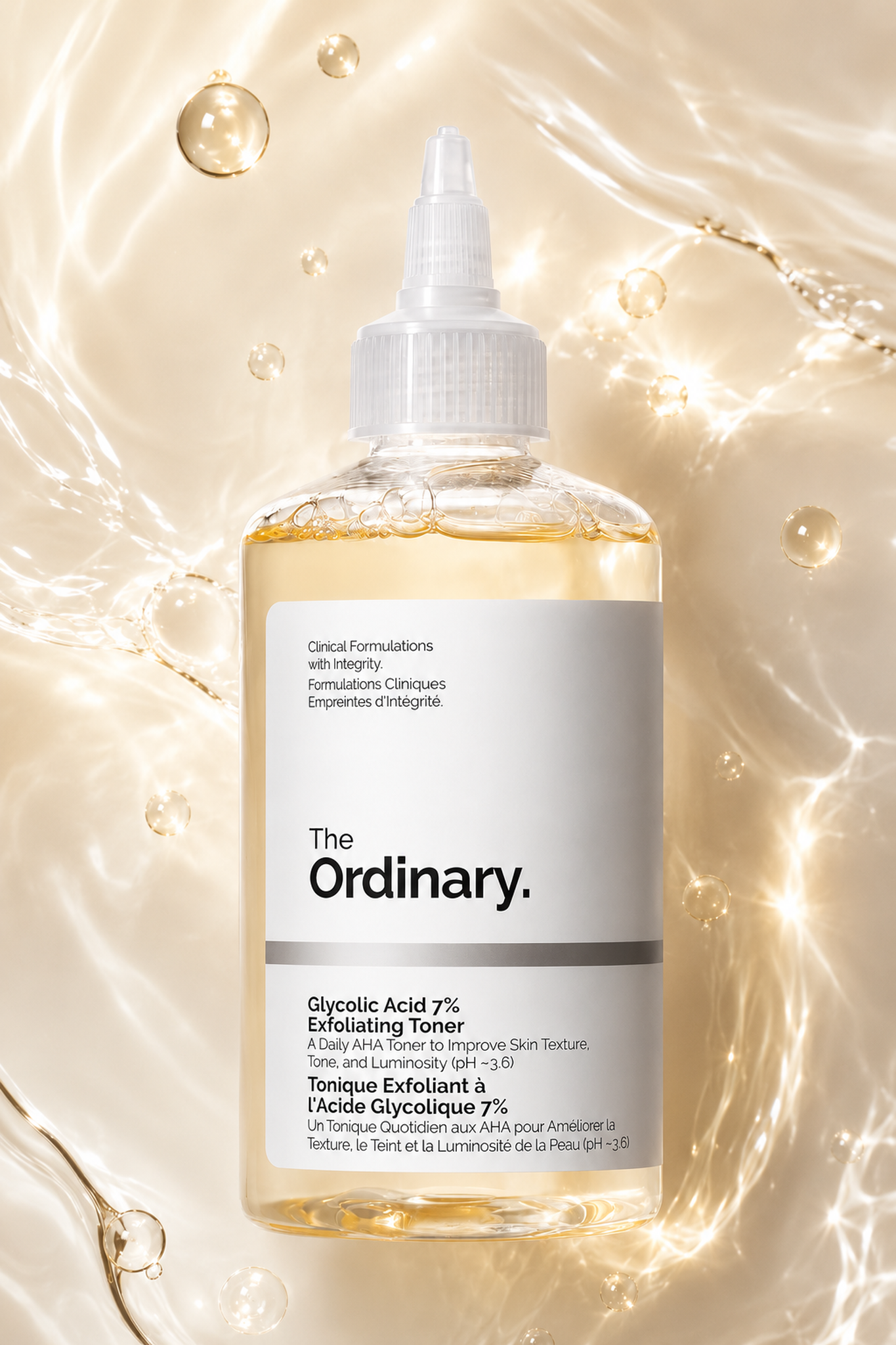 Tónico Exfoliante con Ácido Glicólico 7% The Ordinary - 100% ORIGINAL